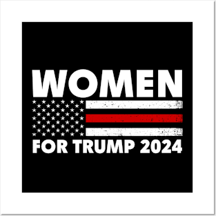 Women for Trump 2024 Posters and Art